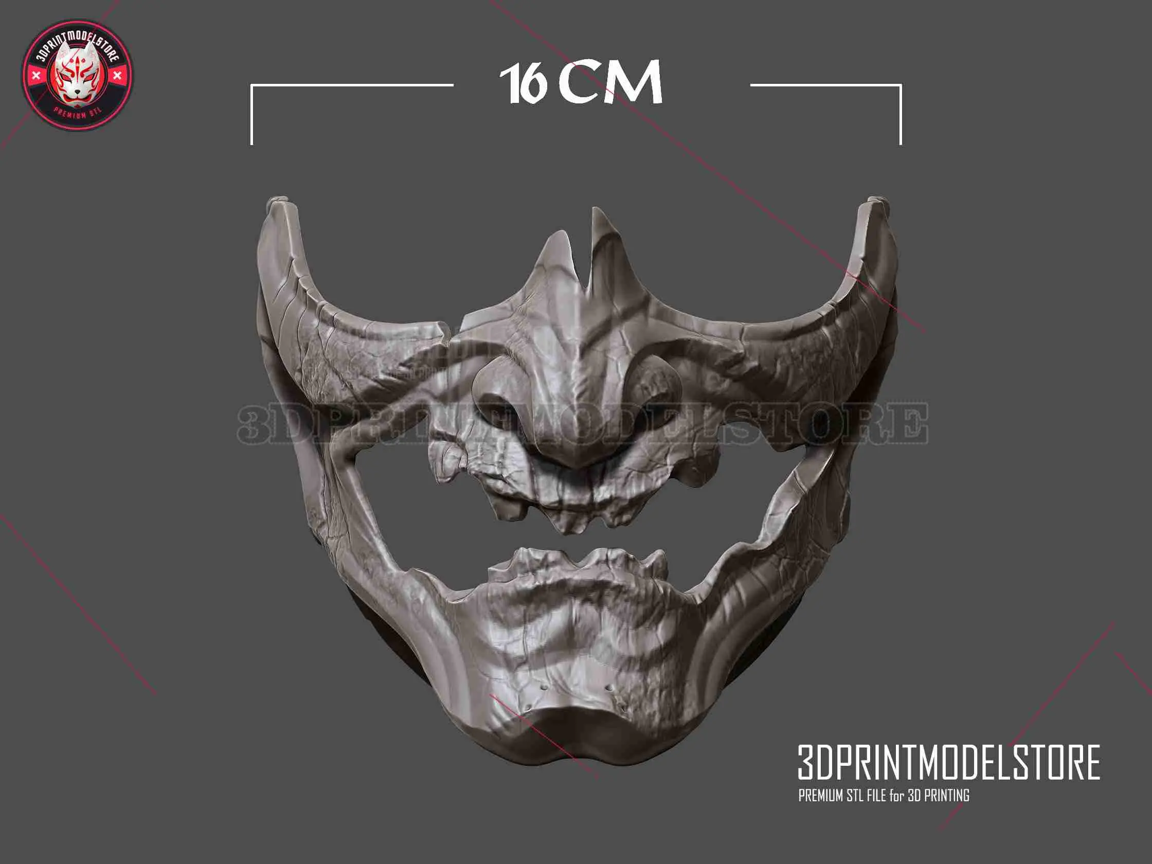 Ghost of Tsushima Skeletal Mask - Japanese Oni Samurai Mask