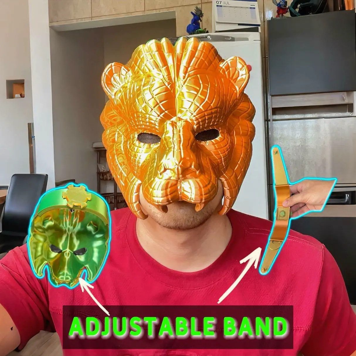 LION VIP MASK ADJUSTABLE SQUID GAME