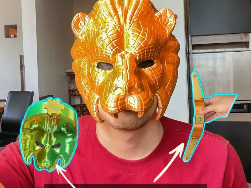 LION VIP MASK ADJUSTABLE SQUID GAME