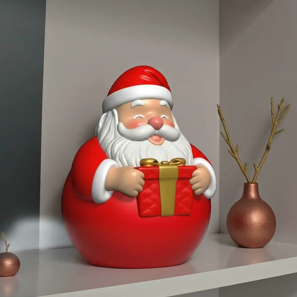 Santa Claus - Cute and Charismatic with a Gift