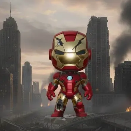 Iron Man Battle Damaged