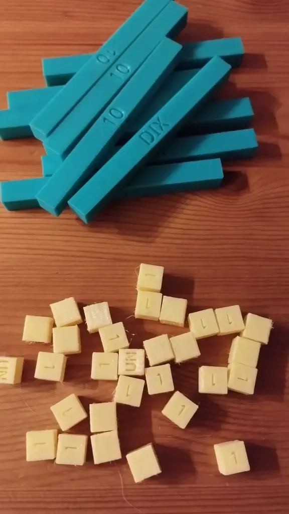 Barra y Cubo para contar. CP educativo