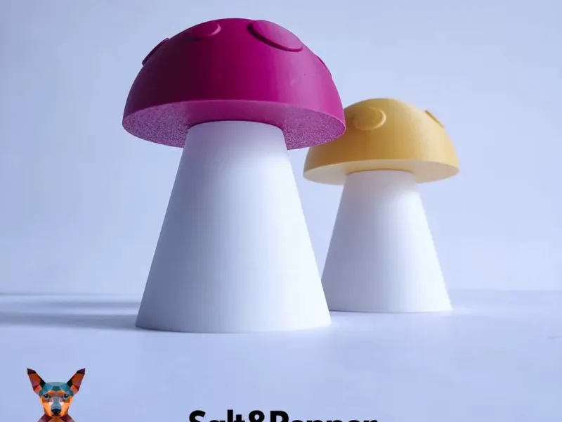 塩・コショウ用マッシュルームシェーカー