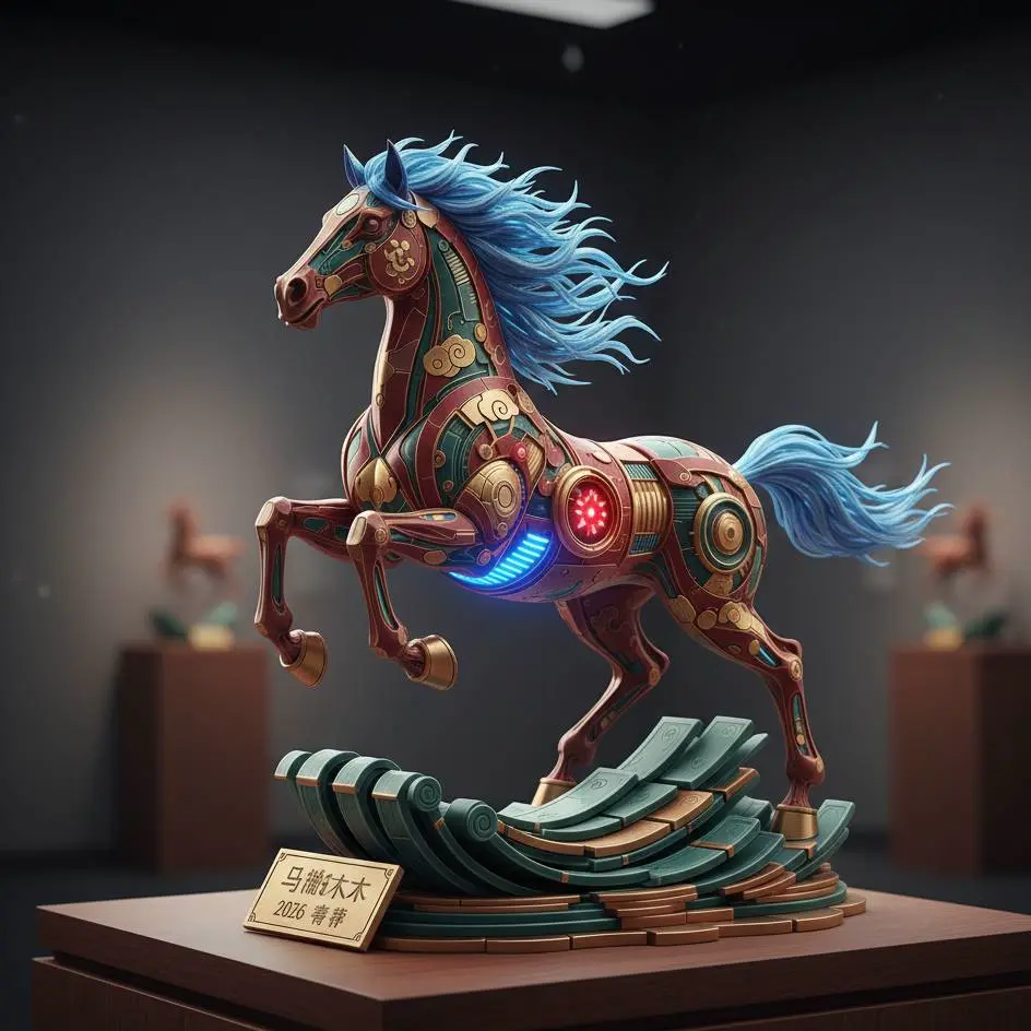 Mechanical new-year horse