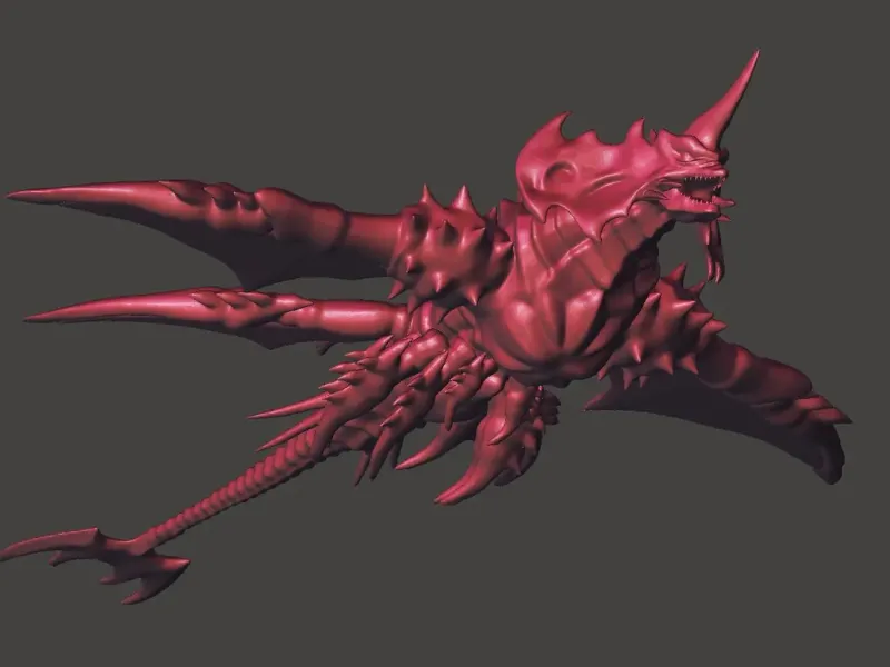 DESTROYAH FLYING 4th FORM GODZILLA KAIJU STL