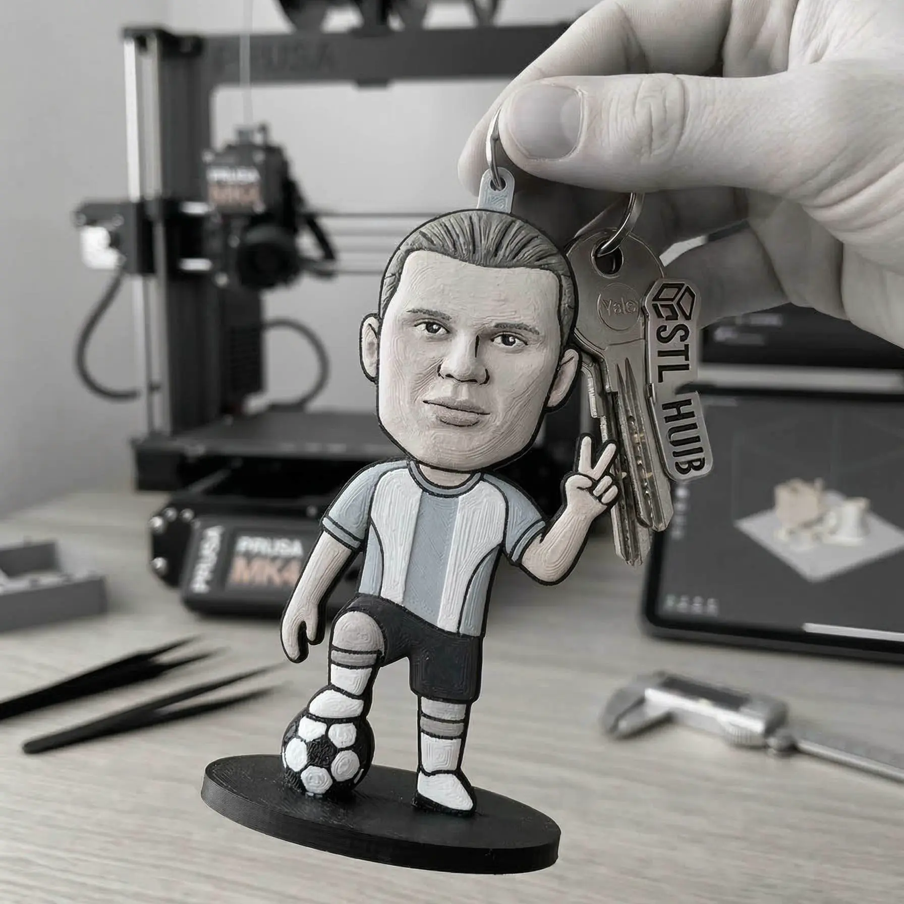 LLavero de Jugadores de Futbol Famosos - Haaland