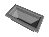 plastic frame for the door latch-3