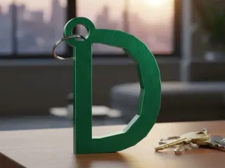 D keychain