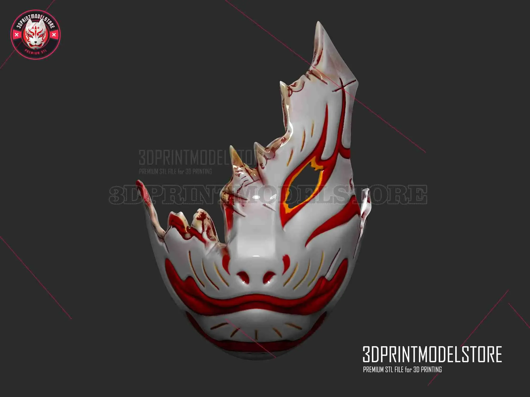 Japan Samurai Oni Ghost of Tsushima Mask for Cosplay