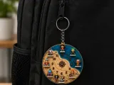 Llavero One Piece Wall Clock Keychain-1