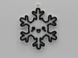 Cute Snow Slake Keychain-0