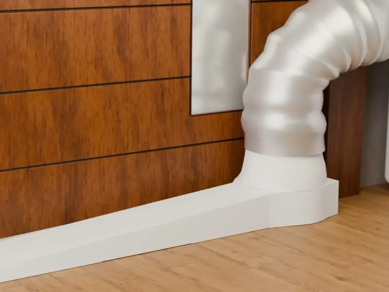 UnderDoor AC Exhaust and Ventilation Duct