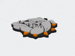 Bull Dog Keychain