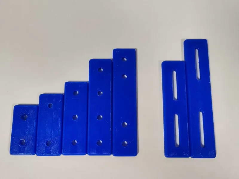 Hochbelastbare Flachverbindungsplatten | 20x4 mm (M4)