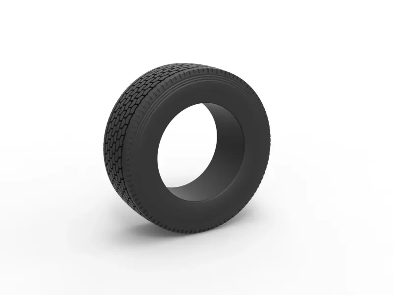 Semi truck tire 2 Scale 1:25