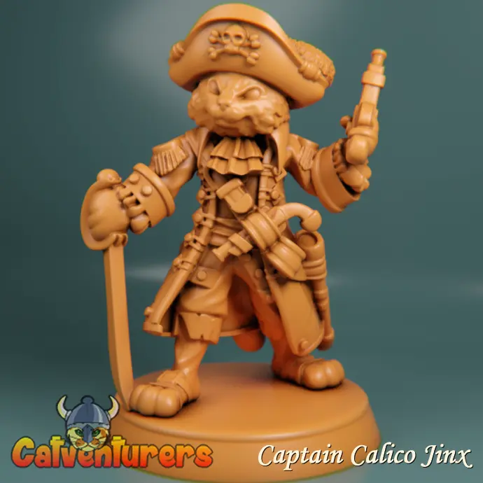 L'équipage du pirate félin