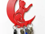 Moon Cat Wall Key Holder-3