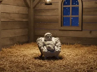 Figura individual del Belén de el niño Jesús