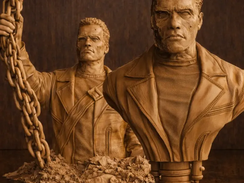 Terminator T-800 bust Arnold Schwarzenegger