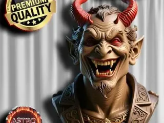 Devil  laughing Bust ❤️