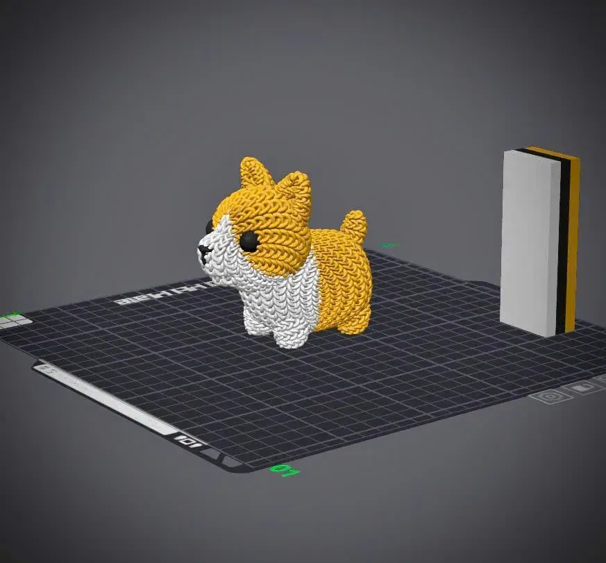 Corgi Dog Crochet - Knitted - Multicolor