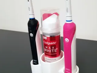 Electric Tooth brush & Tooth paste Holder