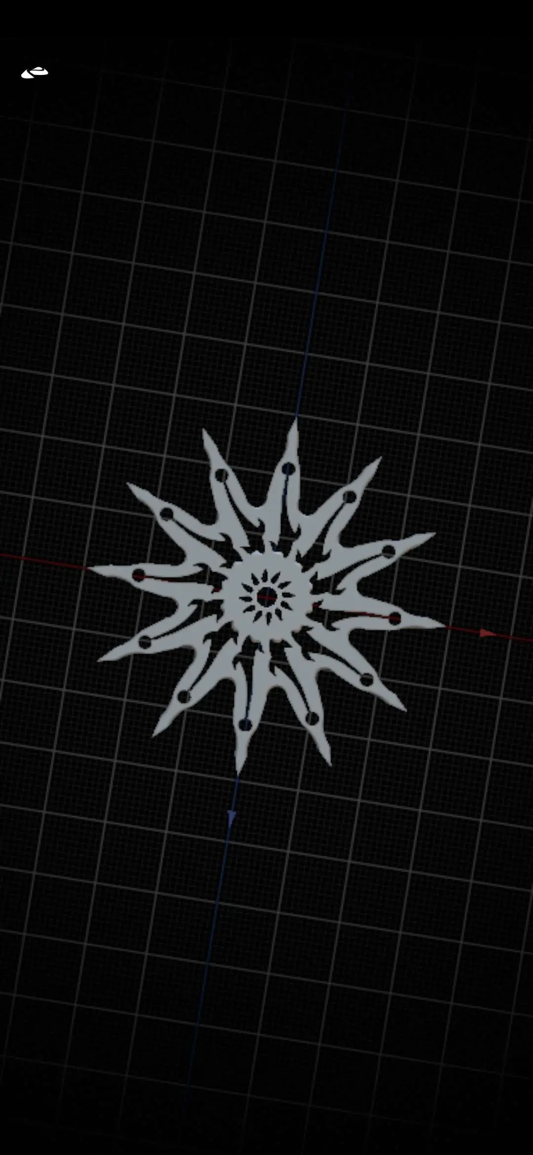 tribal snowflake