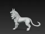 Cerberus, the three-headed dog guarding the gates of hell-3