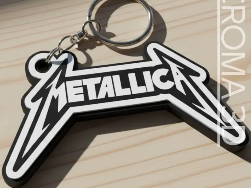 Metallica keychain - multicolor