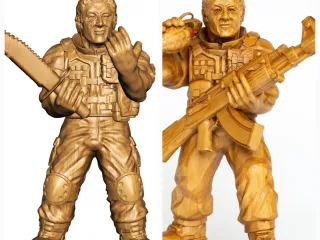 Silvestre Stallone Rambo statuette