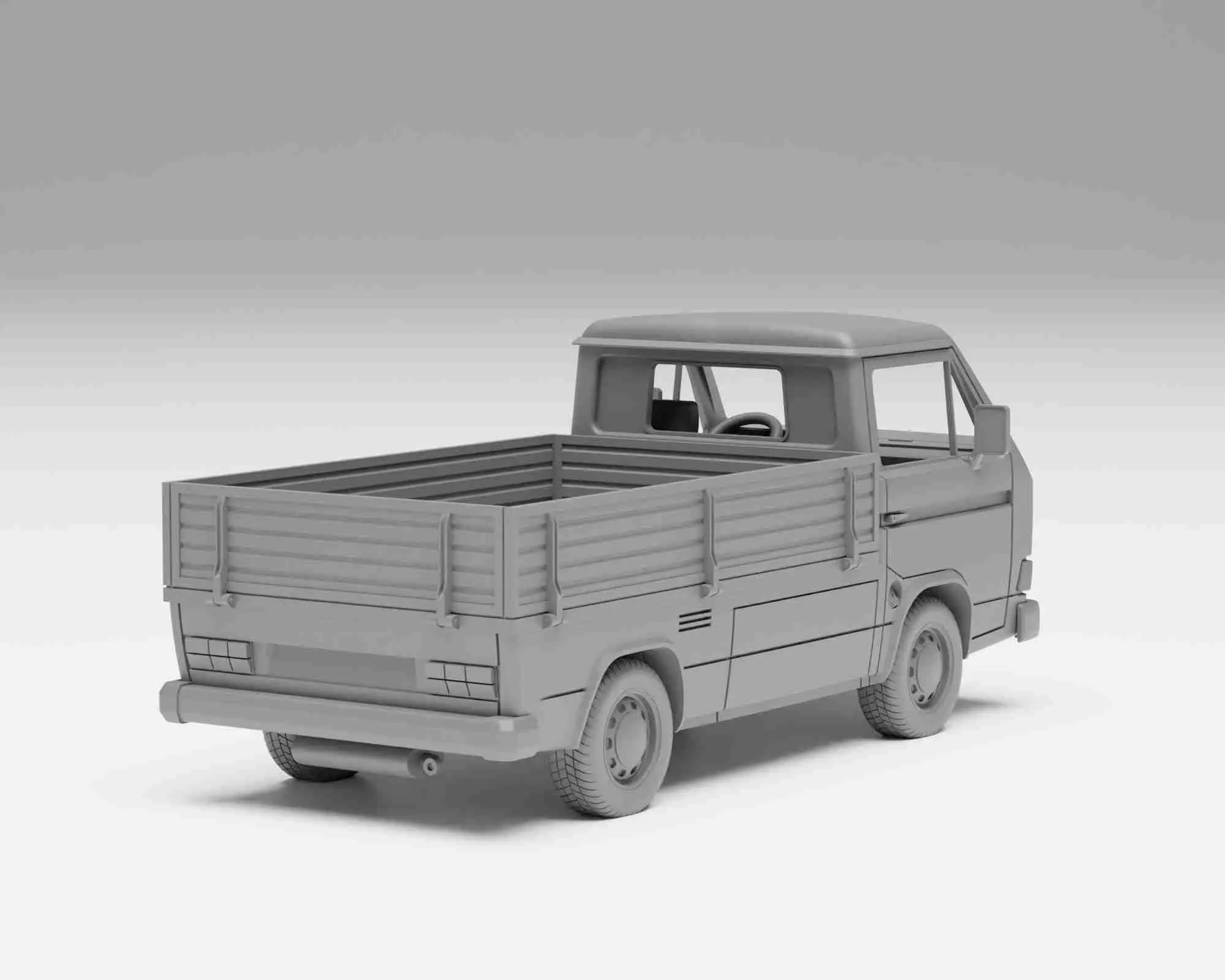 VW T3 Doka - Échelle H0 de la maquette
