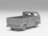 VW T3 Doka - H0 scale van model kit-6