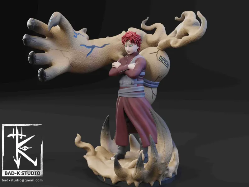 GAARA - NARUTO - 3D PRINTING MODEL