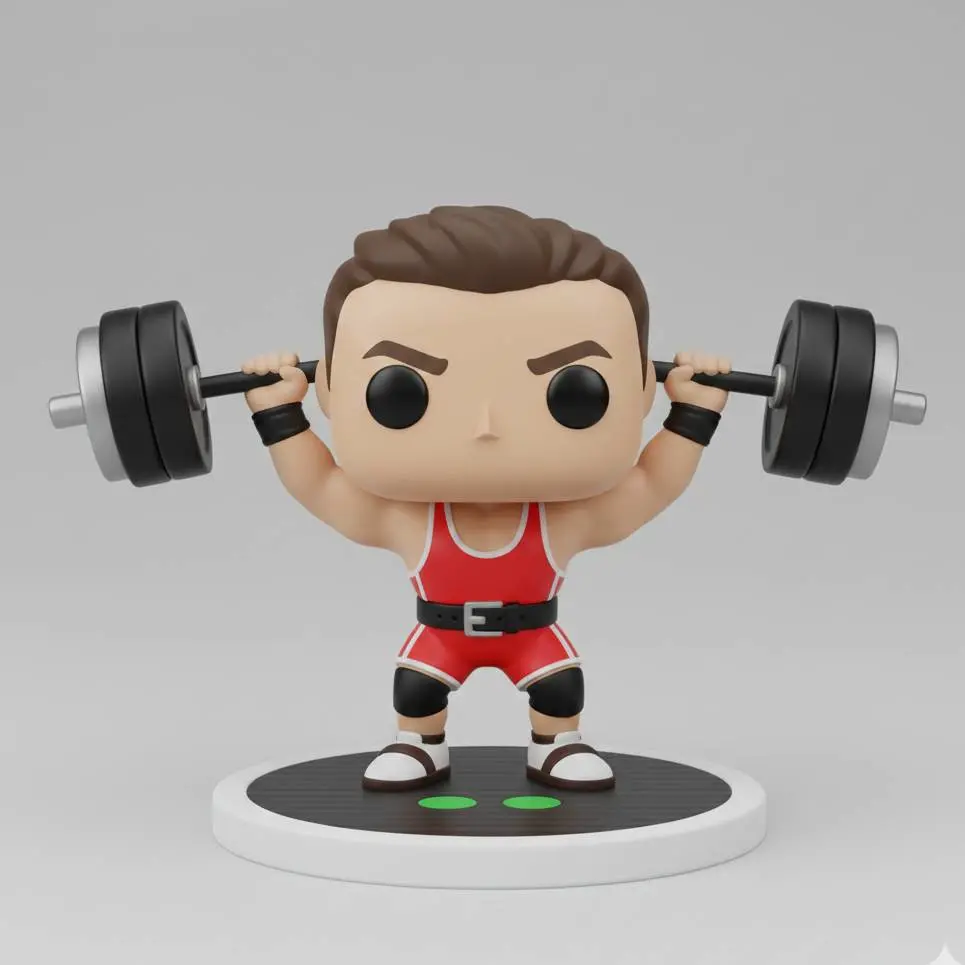 Funko Pop Levantamiento de Pesas Men