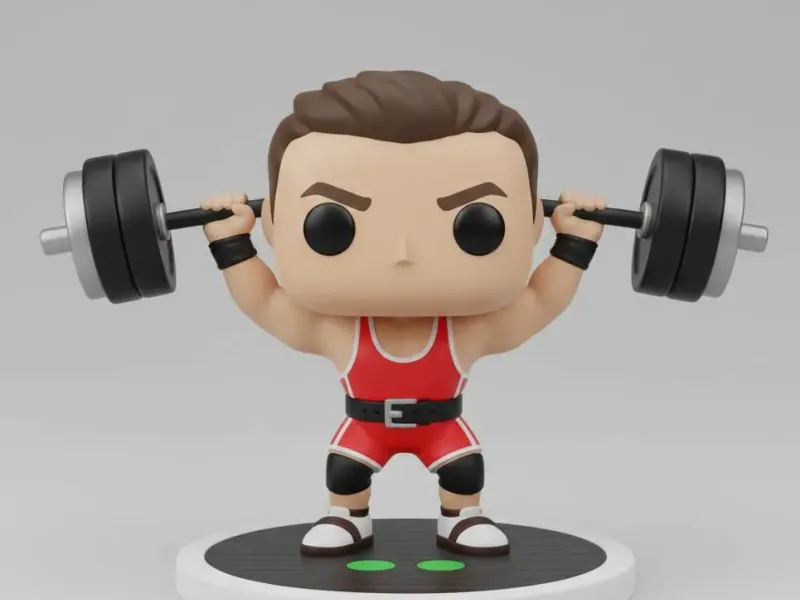 Funko Pop Levantamiento de Pesas Men