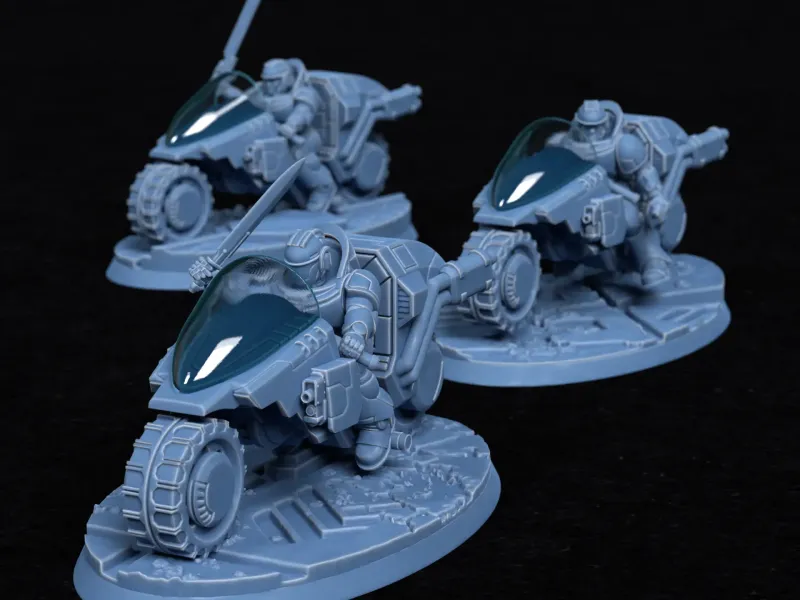 Riders on the Storm (human supersoldier bikers)