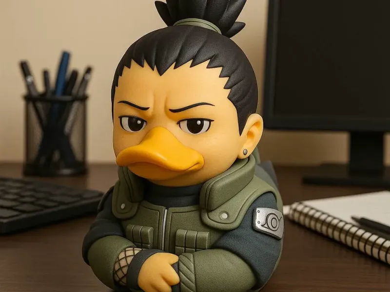 Paperella di Gomma - Nara Shikamaru Naruto - Stampa 3d