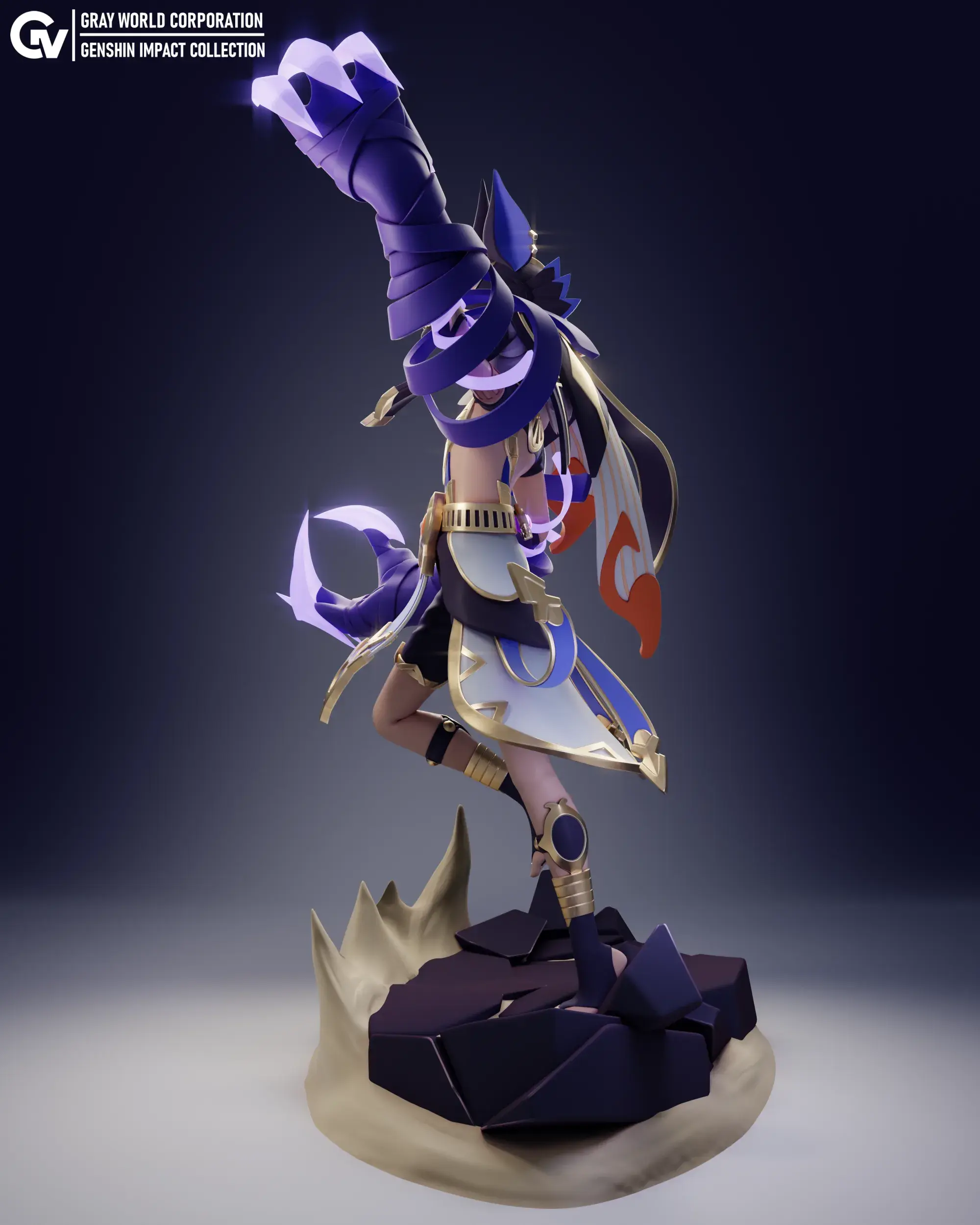 Cyno Reference Characters & Creatures STL Download - Cyno 4 | Genshin Impactby Gray ...