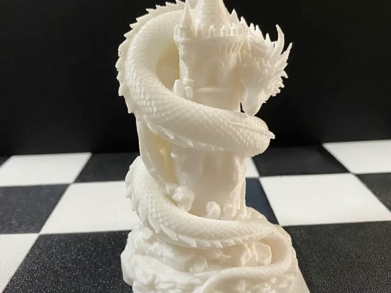 Dragon on the tower