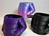 Puffer jacket pen cup-4