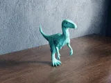Low Poly Velociraptor-4