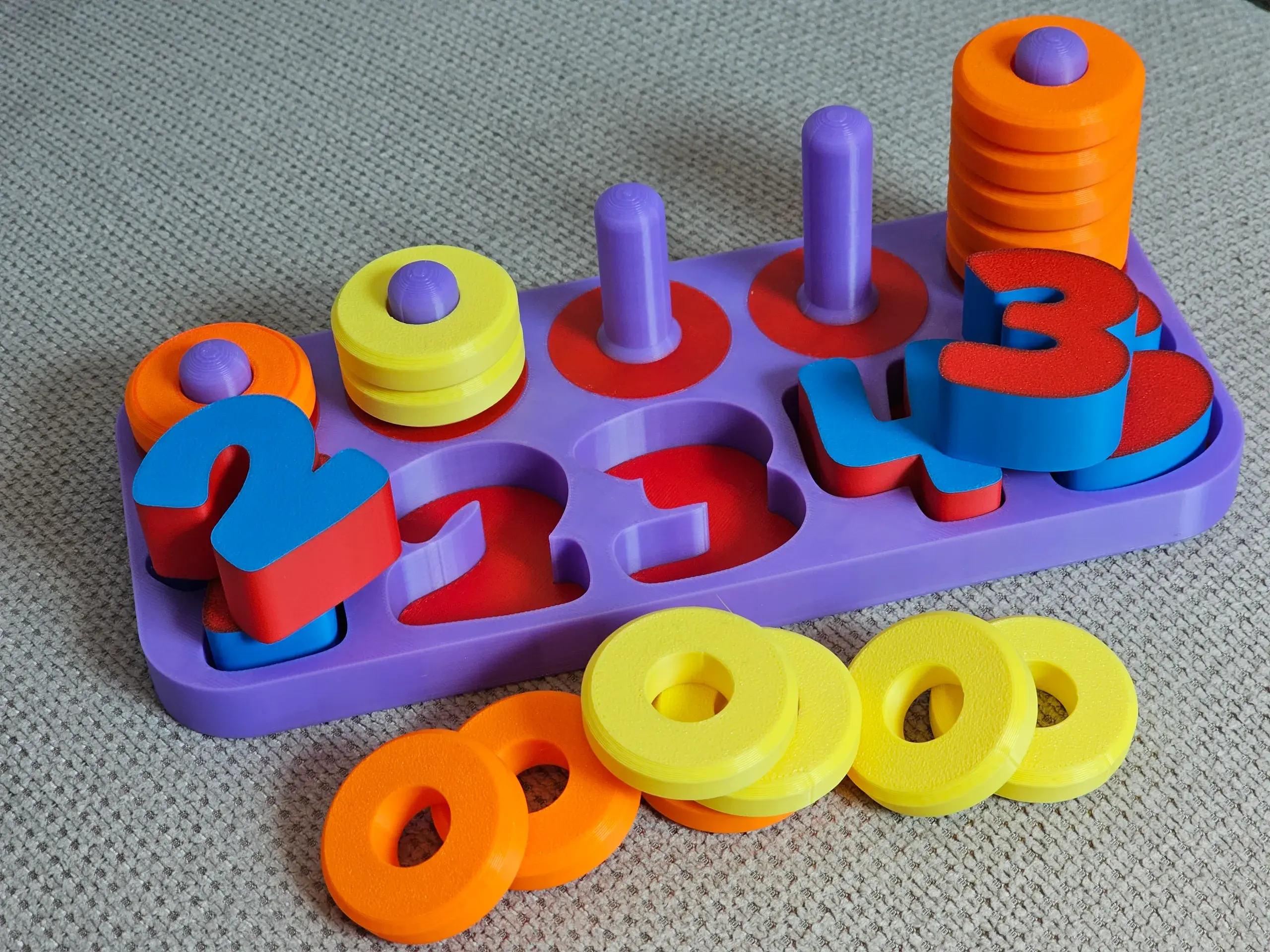 3D Printer Files | 3MF File | Sensory Count & Play - Learning Numbers ...