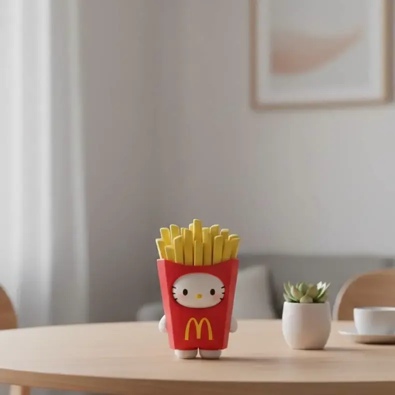 Hello Kitty x McDonald's Fries Costume Figure