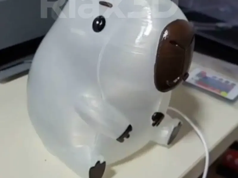 Capybara Lamp – Cute Capybara - 3D Printable Cozy Light