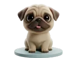 Pug "Gruñón Feliz"-2