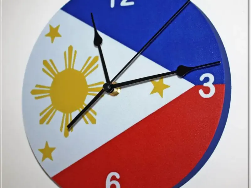 Philippines Wall Clock