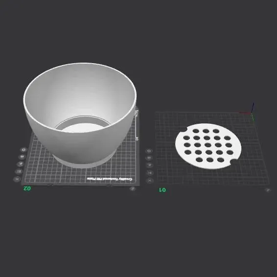 POPCORN BOWL WITH KERNEL SIFTER