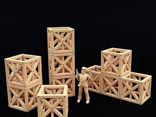ScatterBlocks: Steel Framework