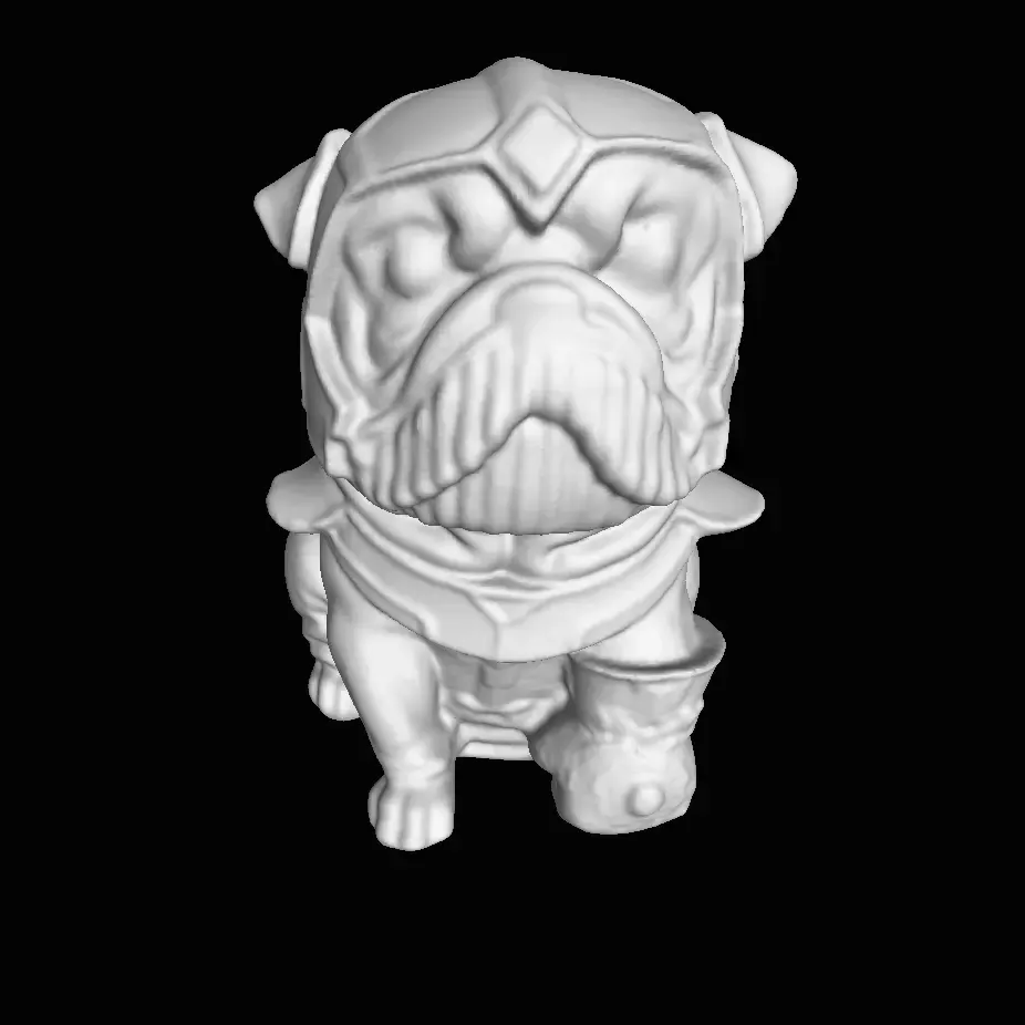 Thanos Shaped Bulldog（scanned by Revopoint POP）