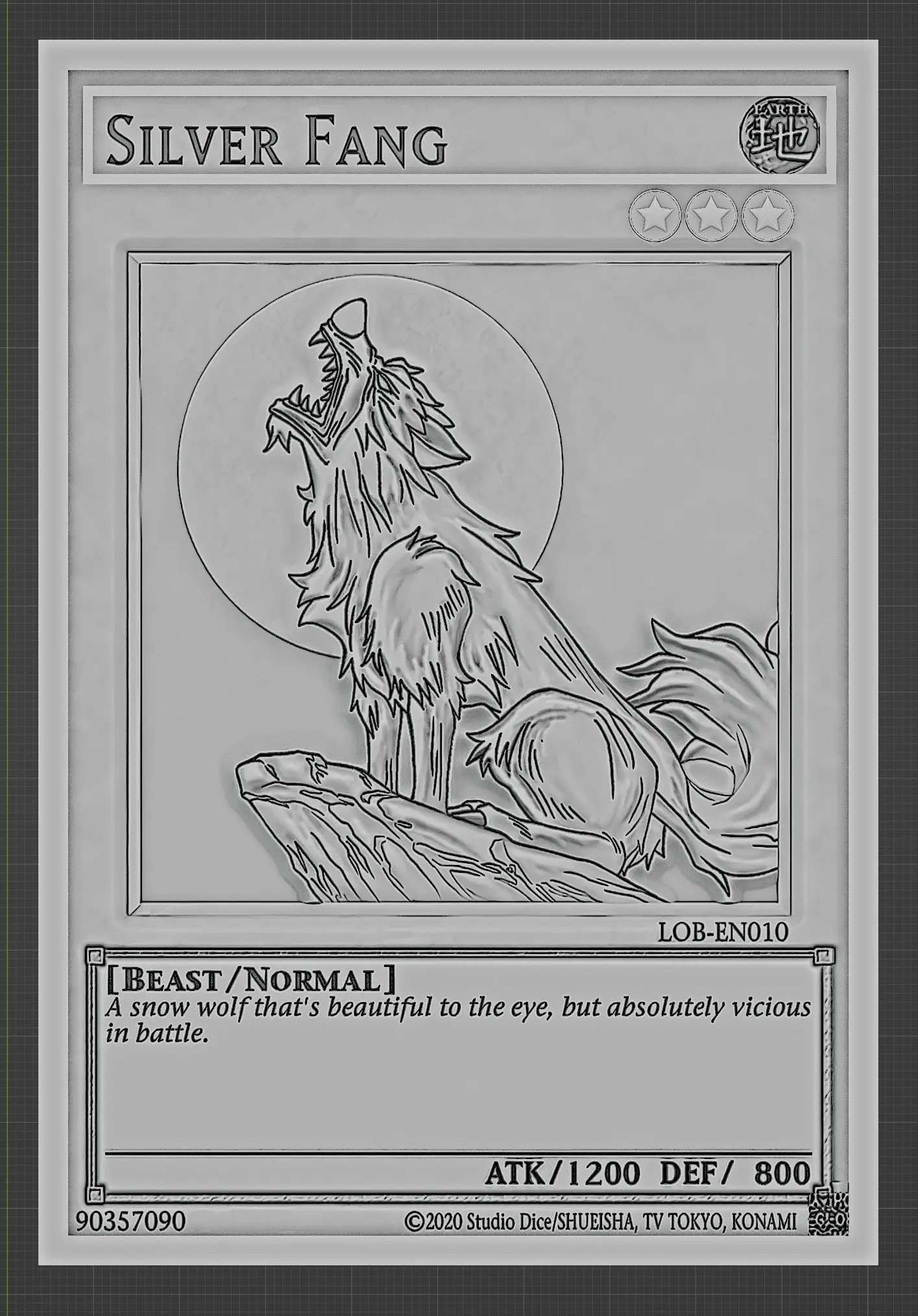 silver fang - yugioh